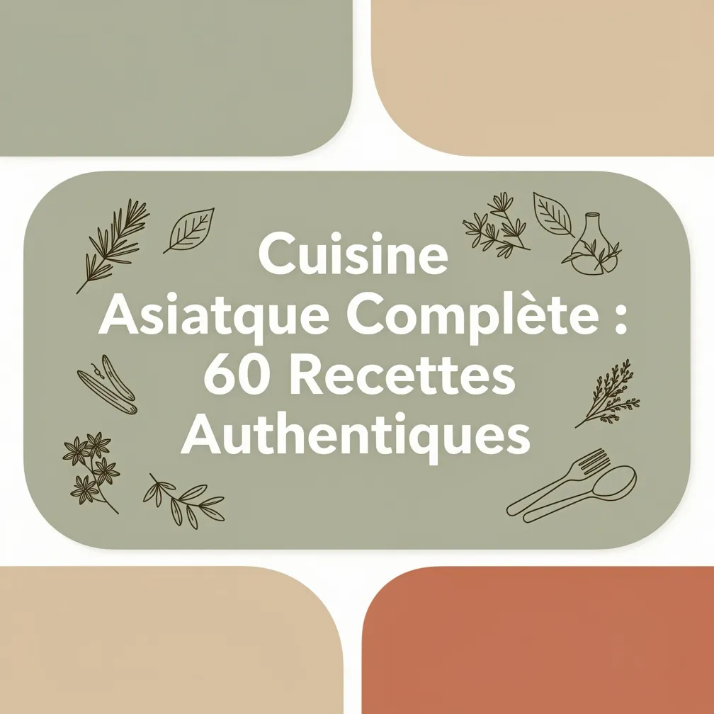 Cuisine Asiatique Complète : 60 Recettes Authentiques