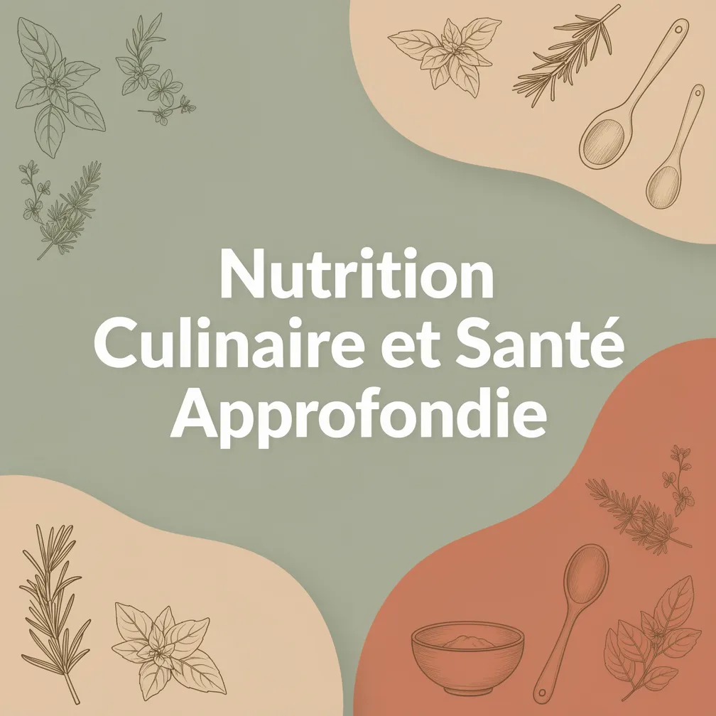 Nutrition Culinaire et Santé Approfondie