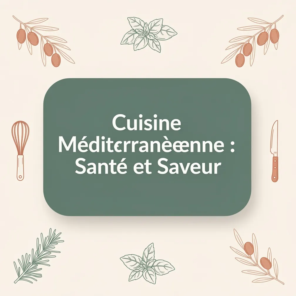 Cuisine Méditerranéenne : Santé et Saveur
